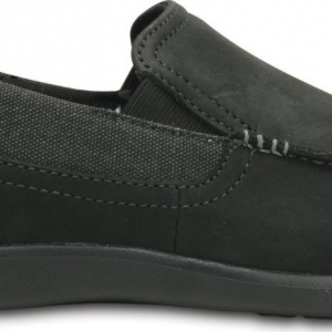 Crocs Santa Cruz Leather Negro